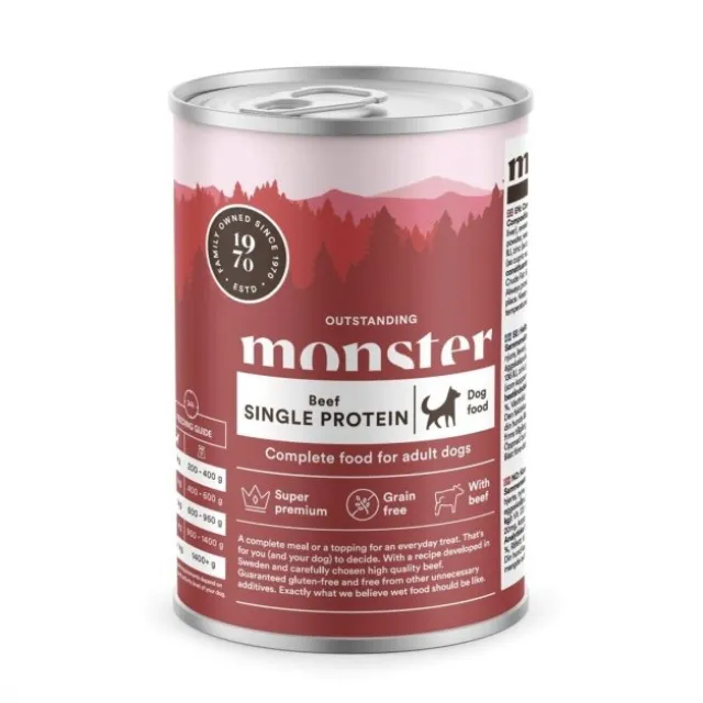 Monster Dog Adult Grain Free Single Protein Storfe 400 g