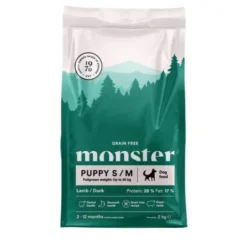Monster Dog Grain Free Puppy All Breed Lamb/Duck