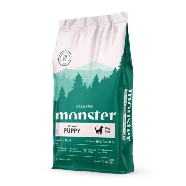 Monster Dog Grain Free Puppy All Breed Lamb/Duck