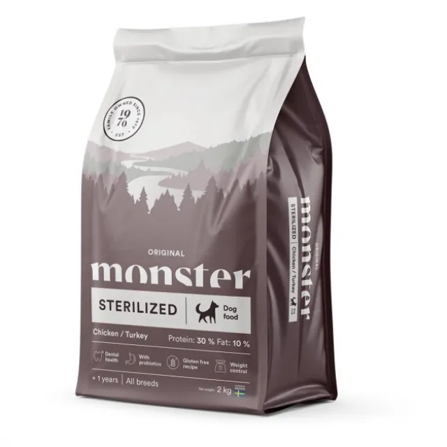 Monster Dog Sterilized All Breed Kylling & Kalkun