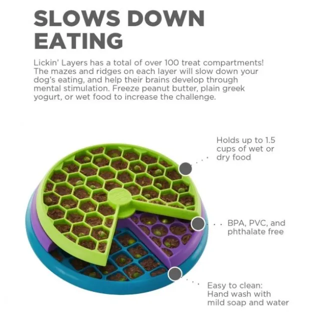 Nina Ottosson Lickin' Layers Slow Feeder Puzzle