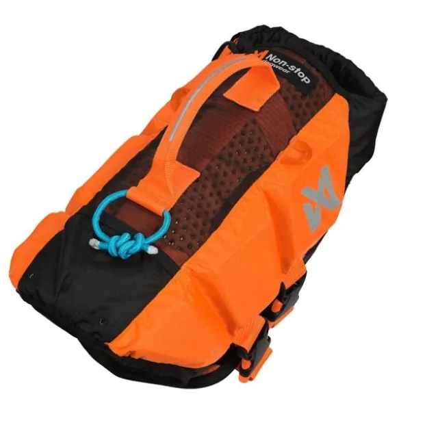 Non-Stop Dogwear Protector Redningsvest til hund, Oransje & Svart