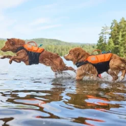 Non-Stop Dogwear Protector Redningsvest til hund, Oransje & Svart