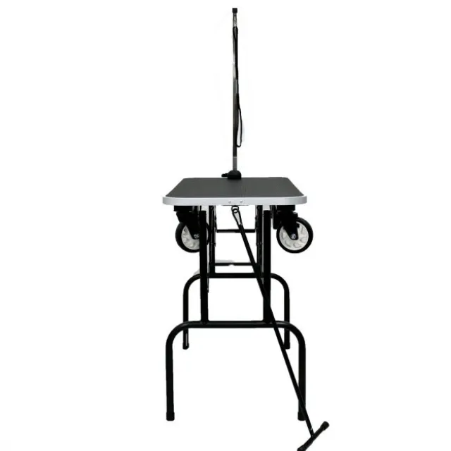 PetEasy Trimmebord med hjul og galge 81x46x76 cm