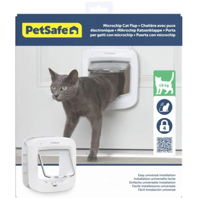 PetSafe Microchip Katteluke hvit