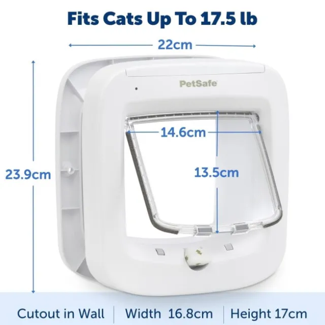 PetSafe Microchip Katteluke hvit