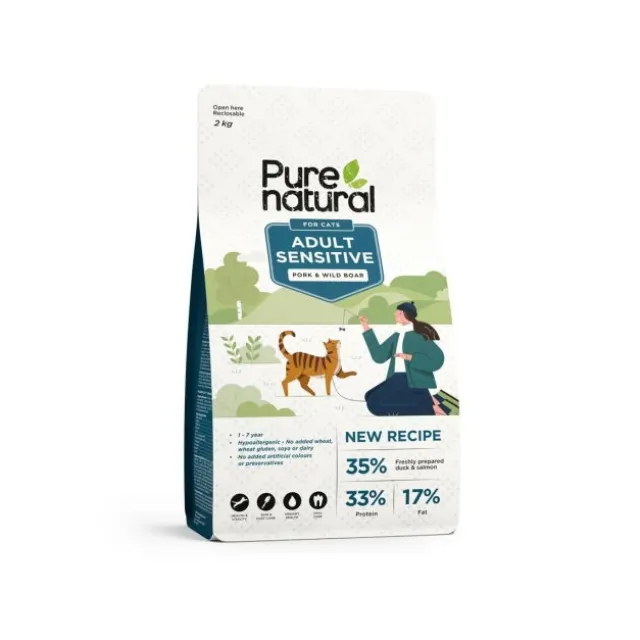 Purenatural Cat Adult Sensitive Pork & Wild Boar