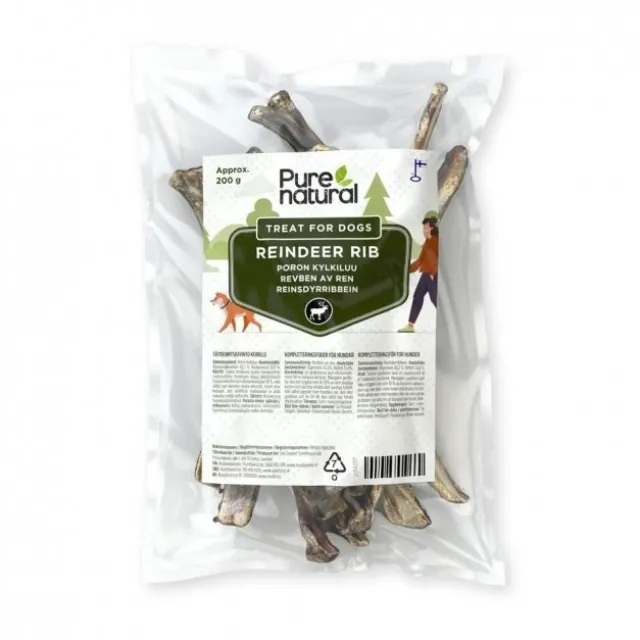 Purenatural Reinsdyr Ribbein 200 g