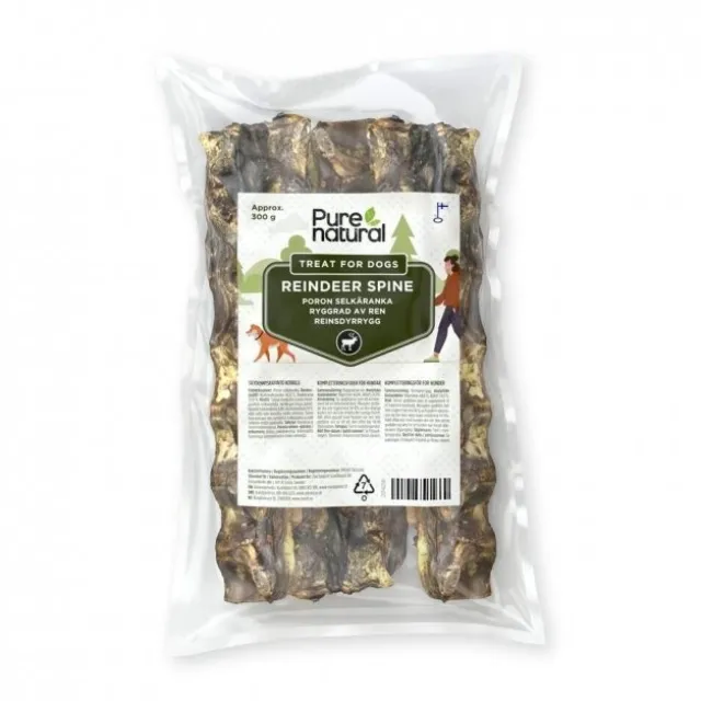 Purenatural Reinsdyr Ryggrad 300 g