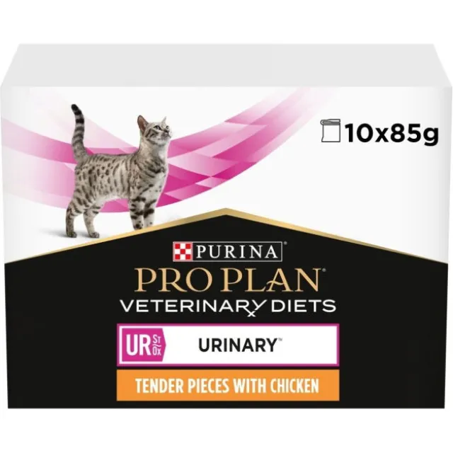 PURINA PRO PLAN VETERINARY DIETS Feline UR St/Ox Urinary Chicken 10x85 g