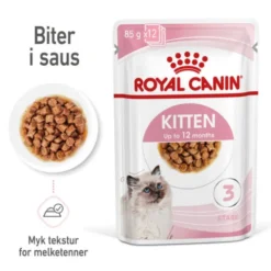 Royal Canin Kitten Chunks in Gravy 12x85g