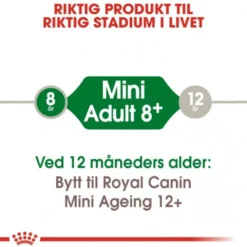 Royal Canin Mini Adult 8+ tørrfôr til hund