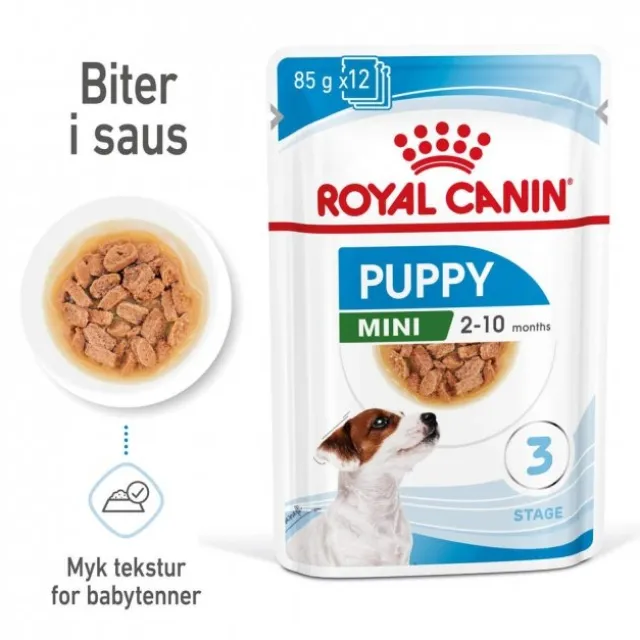 Royal Canin Mini Puppy våtfôr til valp 12x85g