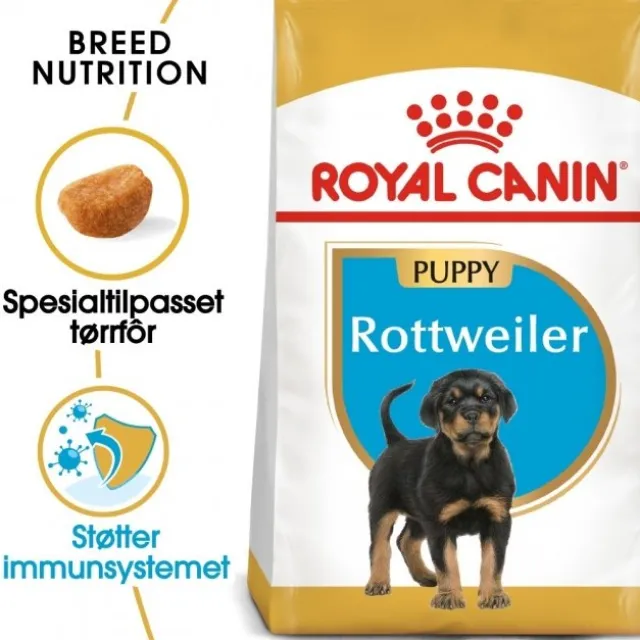 Royal Canin Rottweiler Puppy tørrfôr til hundvalp