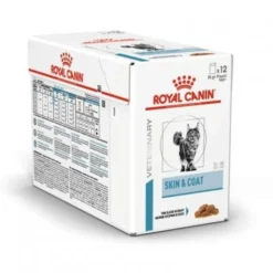 Royal Canin Veterinary Diets Cat Derma Skin & Coat, 12x85 g