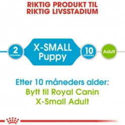 Royal Canin X-small Puppy tørrfôr til valp