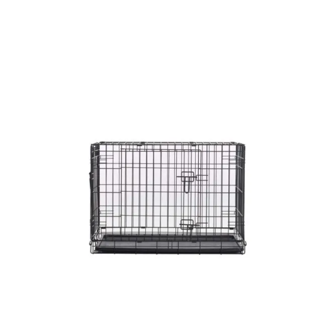 Savic Dog Cottage Hundebur Metall Sort