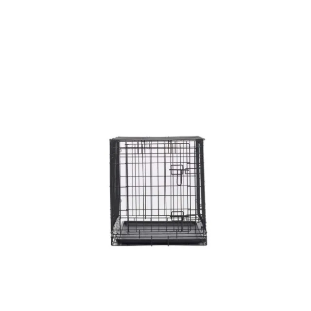 Savic Dog Cottage Hundebur Metall Sort