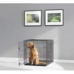 Savic Dog Cottage Hundebur Metall Sort