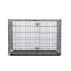 Savic Dog Cottage Hundebur Metall Sort