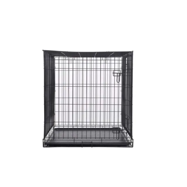 Savic Dog Cottage Hundebur Metall Sort