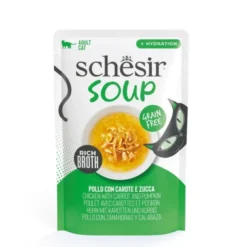 Schesir Cat Soup Kylling og Gresskar 40g