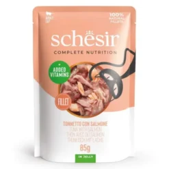 Schesir C&B Tunfisk og Laks i Gele Pouch 85g