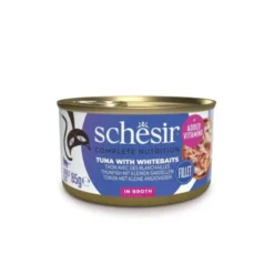 Schesir C&B Tunfisk og Småfisk i Buljong 85g