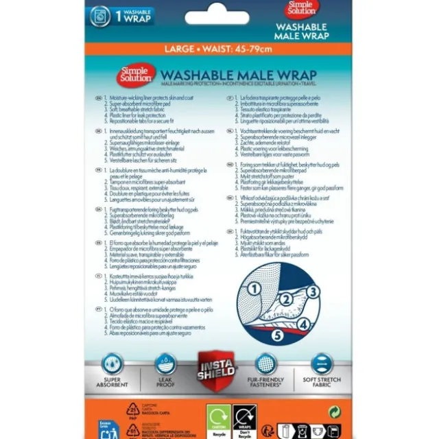 Simple Solution Male Wrap Skvettebeskyttelse