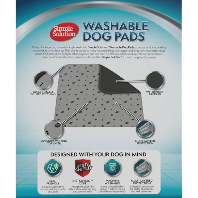 Simple Solution Washable Dog Pads, L 2 stk