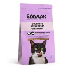 SMAAK Cat Adult GrainFree Sterilised Kalkun & Svin