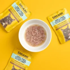 SMAAK Cat Adult kylling og ørret våtfôr, 100 g
