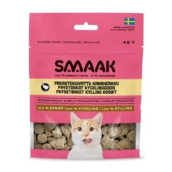 SMAAK Cat Frysetørkede Godbiter Kylling 45 g