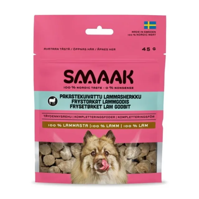 SMAAK Dog Frysetørkede godbiter Lam 45 g