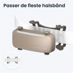Tractive GPS & Health Tracker for Hund Brun