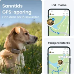 Tractive GPS & Health Tracker for Hund Brun