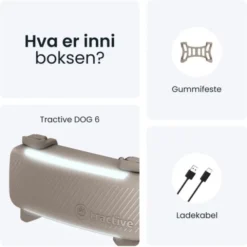Tractive GPS & Health Tracker for Hund Brun