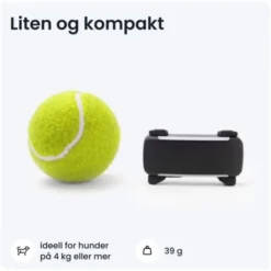 Tractive GPS & Health Tracker for Hund Sort