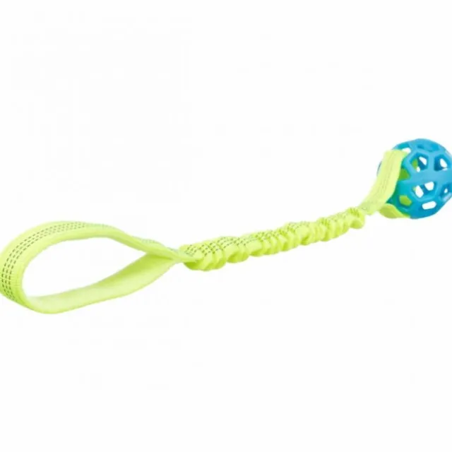 Trixie Bungee Tugger Elastisk Kampleke med Ball 7/48 cm