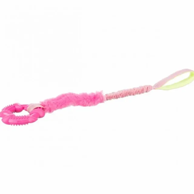 Trixie Bungee Tugger Elastisk Kampleke med ring 56 cm