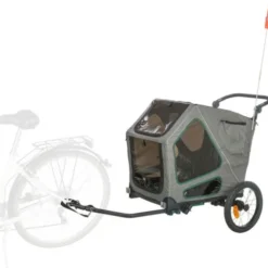 Trixie Premium Sykkelvogn Hund Grå