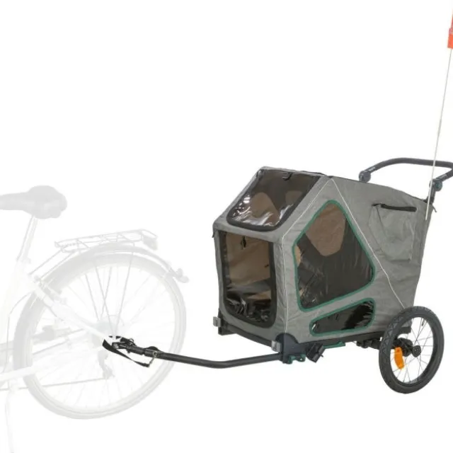 Trixie Premium Sykkelvogn Hund Grå