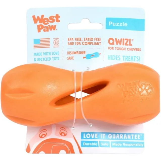 West Paw Qwizl orange