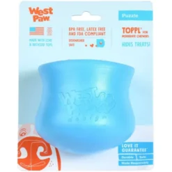 West Paw Toppl aqua blå
