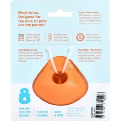 West Paw Toppl orange
