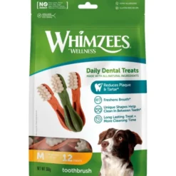 Whimzees tannbørste Medium 12 stk