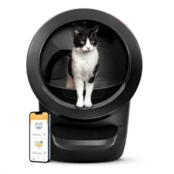 Whisker Litter-Robot 4 Selvrensende Kattetoalett Sort
