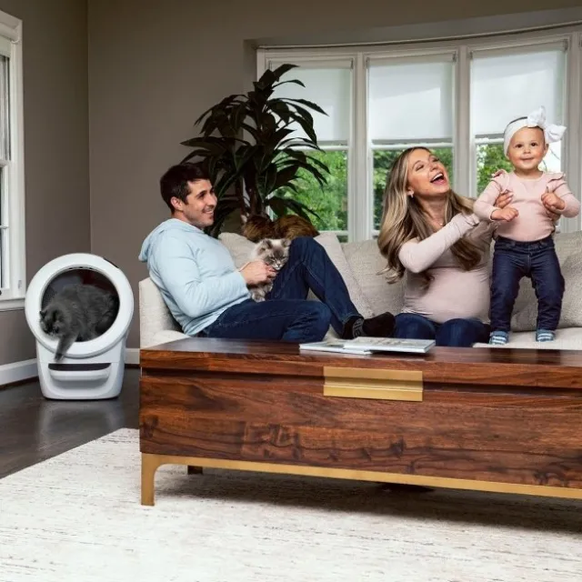 Whisker Litter-Robot 4 Selvrensende Kattetoalett Hvit