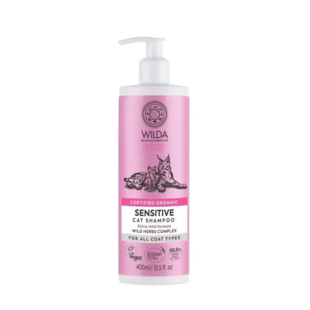 Wilda Sensitive Cat sjampo 400 ml