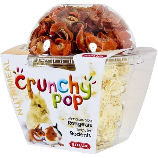 Zolux Crunchy Cup Gulrot & Popcorn 200 g